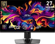 Изображение товара Монитор MSI MPG 271QR QD-OLED X50 2650x1440, 500 Гц, HDMI, черный