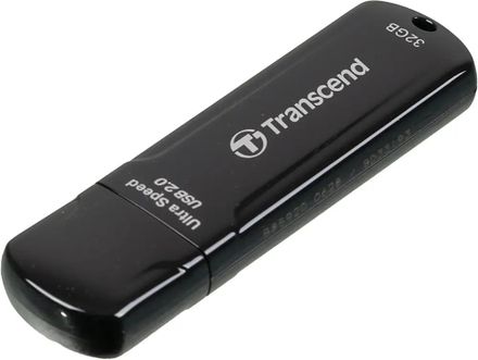 Флешка USB Transcend Jetflash 600 32ГБ, USB2.0, черный [ts32gjf600]