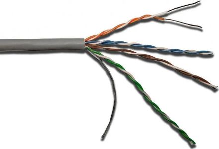 Кабель информационный LanMaster кат.5E, 305м, серый [lan-5eutp-pt-lszh-gy]
