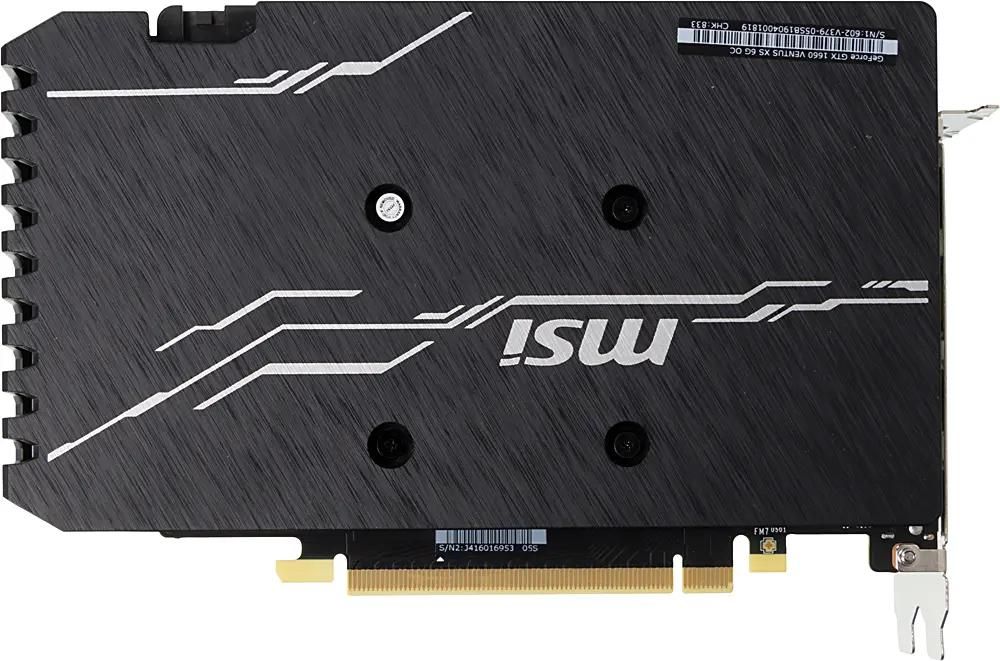 mSI NVIDIA GeForce GTX 1660 GTX 1660 VENTUS XS 6G OC 6 GDDR5 OC Ret 1133566