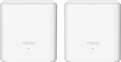 Бесшовный Mesh роутер TENDA EX3, Wi-Fi 6, AX1500, 1 WAN/LAN, белый, 2 шт. в комплекте
