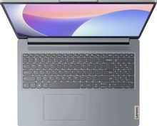 Ноутбук Lenovo IdeaPad Slim 3 15AMN8 15.6", IPS, AMD Ryzen 3 7320U, 4-ядерный, 8ГБ LPDDR5, 256ГБ SSD,  AMD Radeon  610M, серый