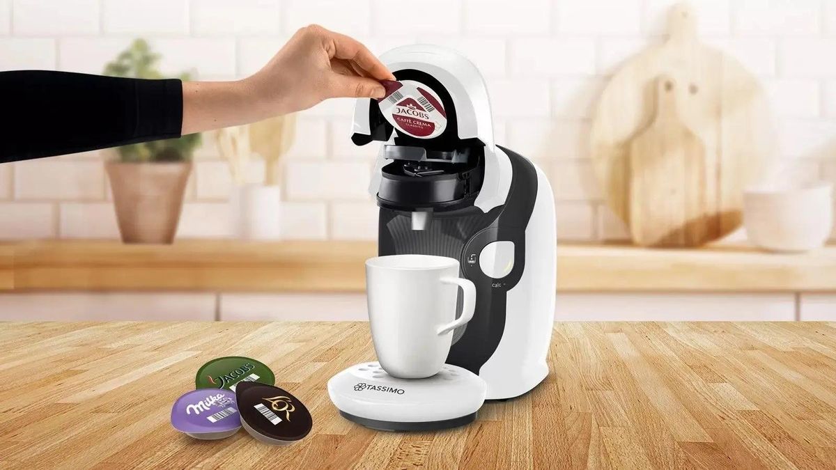 Капсульная кофеварка Bosch Tassimo Style TAS1104, 1400Вт, цвет: белый –  купить в Ситилинк | 1494039