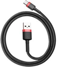 Изображение товара Кабель BASEUS CATKLF-A91,  USB Type-C (m) -  USB (m),  0.5м,  3A,  красный / черный