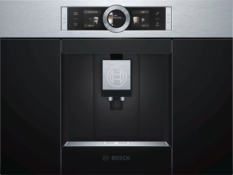 Встраиваемая кофемашина Bosch Serie 8 CTL636ES1 черный /серебристый