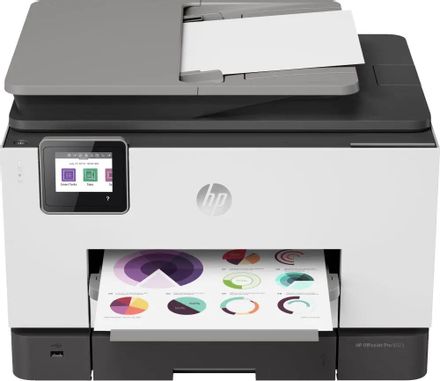 МФУ струйное HP Officejet Pro 9023 AiO цветная печать, A4, белый [1mr70b]