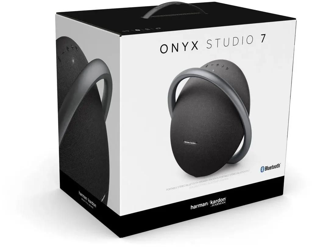 Колонка портативная Harman Kardon Onyx Studio 7, 50Вт, черный [hkos7blkep]  – купить в Ситилинк | 1862301