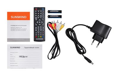 Ресивер DVB-T2 SunWind SUN-DVBT201BK, черный – купить в Ситилинк | 1405853