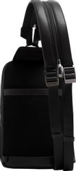 Рюкзак слинг Piquadro Victor CA7174W143/N черный натуральная кожа