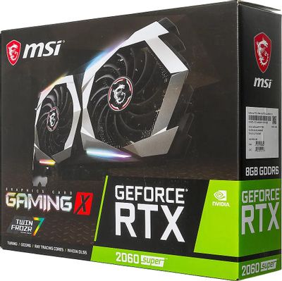 MSI NVIDIA GeForce RTX 2060SUPER RTX 2060 SUPER GAMING X 8ГБ GDDR6