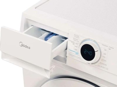 Стиральная машина узкая Midea MF100W70/W, с фронтальной загрузкой, 7кг ...