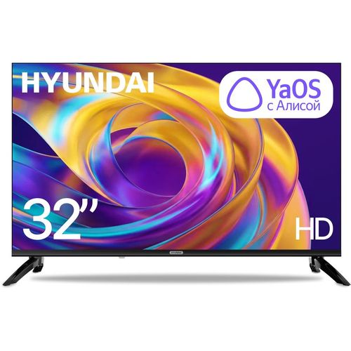 32″ Телевизор Hyundai H-LED32BS5012 HD, СМАРТ ТВ, YaOS, черный