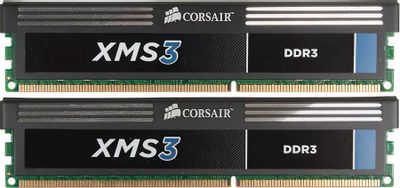 Оперативная память Corsair CMX8GX3M2B1600C9 DDR3 -  2x 4ГБ 1600МГц, DIMM,  Ret