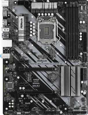 Характеристики Материнская плата ASROCK H470 PHANTOM GAMING 4, LGA 1200 ...