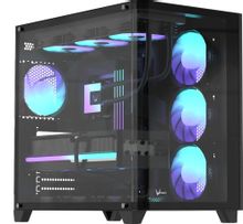 Изображение товара Корпус ATX Formula Crystal U2 Midi-Tower без БП черный для геймеров