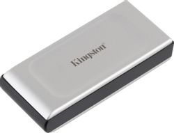 2ТБ Внешний диск SSD Kingston XS2000, USB 3.2, серый
