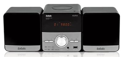 Характеристики Музыкальный центр BBK ABS543DU, 40Вт, FM, USB, CD, DVD ...