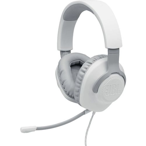 Наушники JBL Quantum 100, 3.5 мм, накладные, белый [jblquantum100wht]