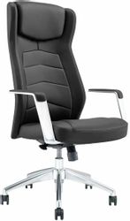 Кресло BRABIX EX-759, кожа, до 125кг, черный