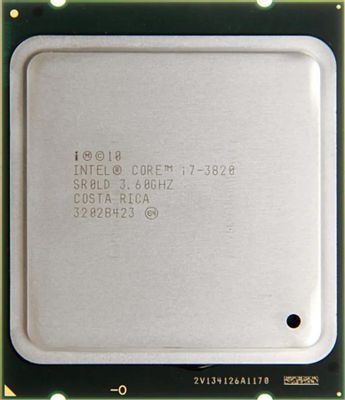 Процессор Intel Core i7 3820, LGA 2011,  OEM [cpu intel lga2011 i7-3820 oem](восстановленный)