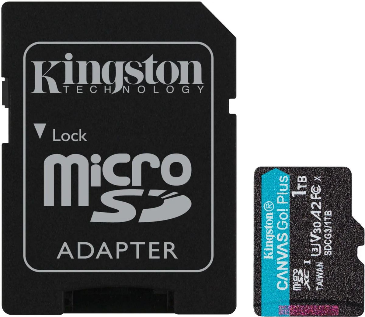 Kingston Sd-карта Canvas Go! Plus Sd Uhs-i Clase 10 1tb Бесцветный