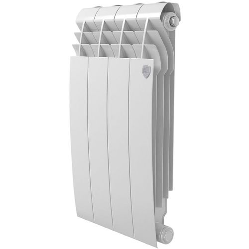 Радиатор алюминиевый ROYAL THERMO BiLiner A 500, 4 секций, боковое подключение, белый