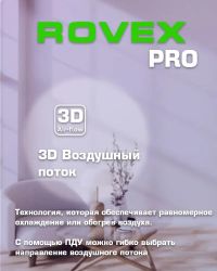 Сплит-система инверторная ROVEX Megapolis Pro RS-18CBS5 настенная, до 50м2, 18000 BTU, серый