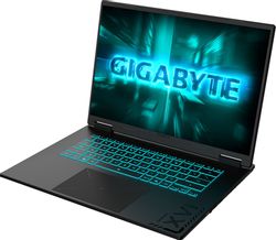 Ноутбук игровой Gigabyte Gaming A16 GA65H, 16", IPS, AMD Ryzen 7 170, 8-ядерный, 16ГБ DDR5, 512ГБ SSD, NVIDIA GeForce RTX 5050 для ноутбуков - 8 ГБ, черный