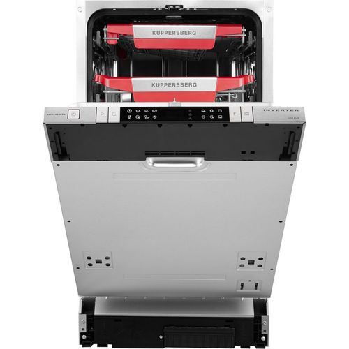 Встраиваемая посудомоечная машина KUPPERSBERG GIM 4578, узкая, ширина 44.8см, полновстраиваемая, загрузка 10 комплектов
