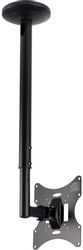 Кронштейн для телевизора Arm Media LCD-1000, 10-37", потолочный, поворот и наклон,  черный