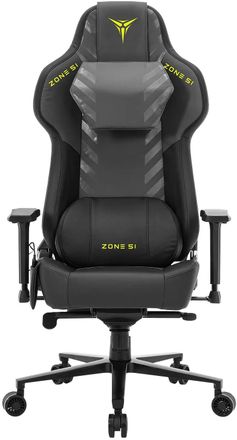 Кресло игровое ZONE 51 Impulse, искусственная кожа, до 150кг, мультиблок, регулируемые 1D подлокотники,  черный