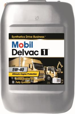 Моторное масло MOBIL Delvac 1, 5W-40, 20л, синтетическое [152709]