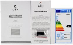 Духовой шкаф электрический LEX EDM 073 BBL,  60л,  черный