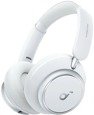 Наушники ANKER Soundcore Space Q45, Bluetooth, накладные, белый [a3040g21]