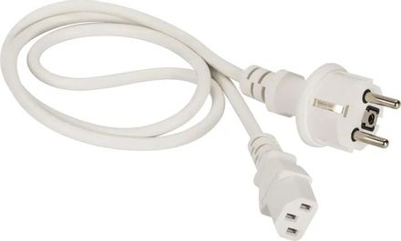 Шнур питания Lanmaster (LAN-PP13/SH-5.0-WH) C13-Schuko проводник.:3x0.75мм2 5м 220В 10А белый