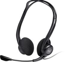 Гарнитура Logitech 960,  проводные, черный