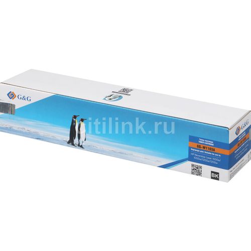 Картридж G&G GG-W1103A, черный / GG-W1103A