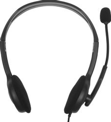 Гарнитура Logitech H110, проводные, серый
