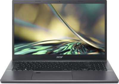 Ноутбук Acer Aspire 5 A515-57-51W3 NX.K3KER.006, 15.6", IPS, Intel Core i5 1235U 1.3ГГц, 10-ядерный, 16ГБ DDR4, 512ГБ SSD,  Intel Iris Xe graphics, Eshell, серый