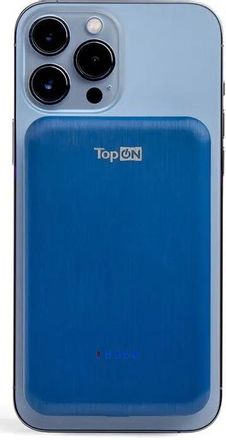 Внешний аккумулятор (Power Bank) TopON TOP-M10B,  10000мAч,  синий [103076]