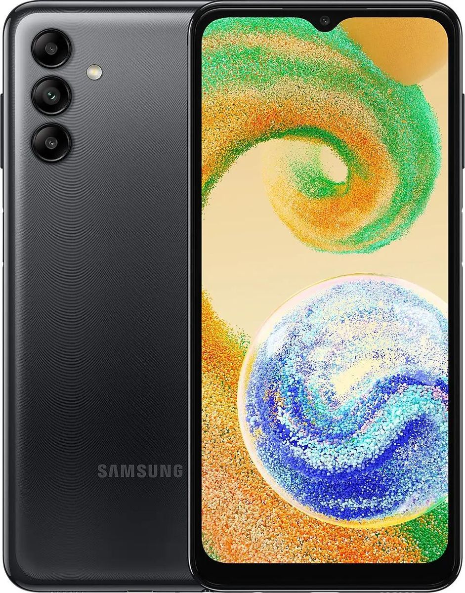 Характеристики Смартфон Samsung Galaxy A04s 3/32Gb, SM-A047F, черный  (1864083) смотреть в СИТИЛИНК