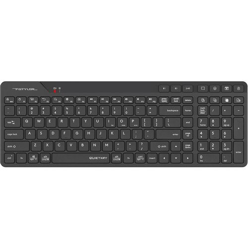 Клавиатура A4TECH Fstyler FBK27C AS, беспроводная, USB, Bluetooth/Радиоканал, ножничная, черный