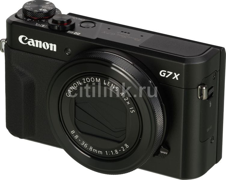 Цифровой фотоаппарат Canon PowerShot G7 X MARKII,  черный