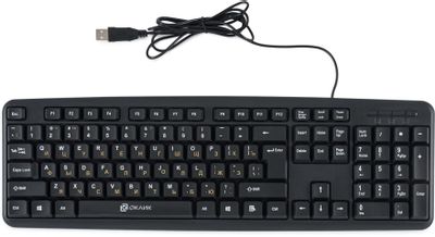 Клавиатура Oklick 130M,  USB, черный [337077]