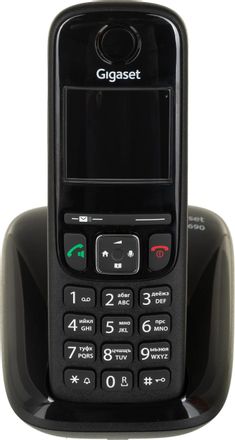 Радиотелефон Gigaset AS690,  черный [s30852-h2816-m201]