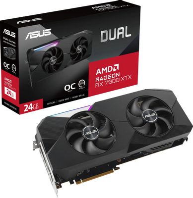 Видеокарта ASUS AMD Radeon RX 7900XTX DUAL-RX7900XTX-O24G 24ГБ