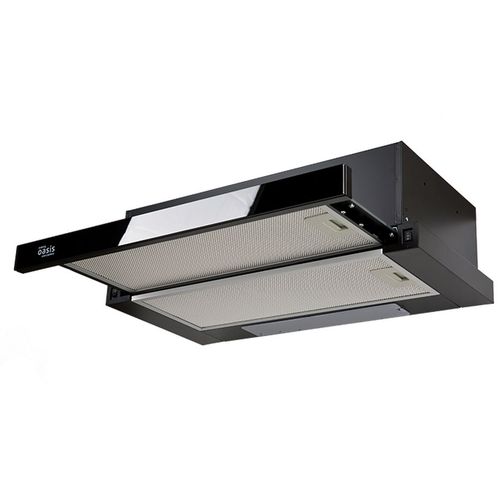 Вытяжка кухонная встраиваемая Oasis UV-60G 94 Вт Черное стекло — фото 1