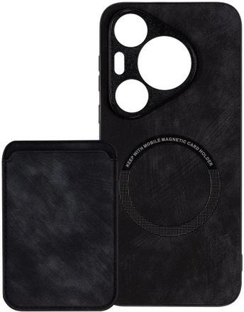 Чехол (клип-кейс) ZIBELINO Premium, для Huawei Pura 70 Pro, черный [zmp-huw-pura-70-pro-blk]