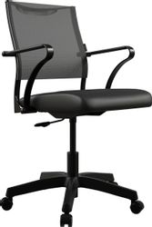 Кресло МЕТТА Sit Air 24/7 M4-59K - T+Extra (M01.B02.G41.W01), сетка/экокожа, до 120кг, черный