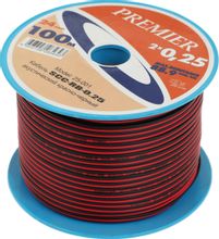 Изображение товара Кабель акустический PREMIER SCC-RB CCA 2х0.25 кв.мм 100м омедненный